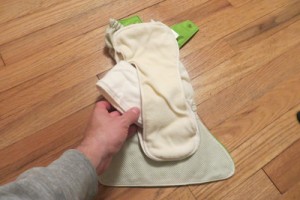 Adding a booster to reusable cloth diapers
